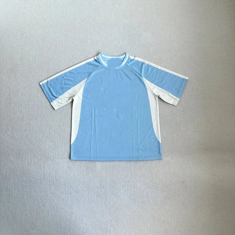 💥¥89（Football T-shirt - Light Blue）