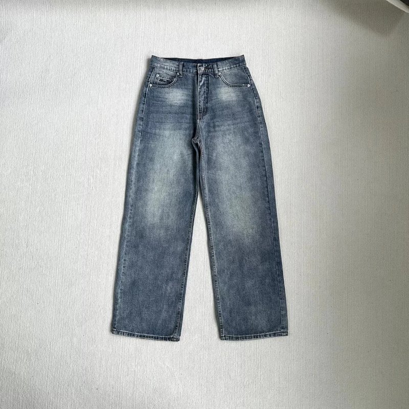 Denim Jeans - Washed Bue