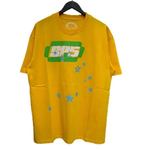 SP5DER SPS Graphic Print Yellow T-Shirt - 1