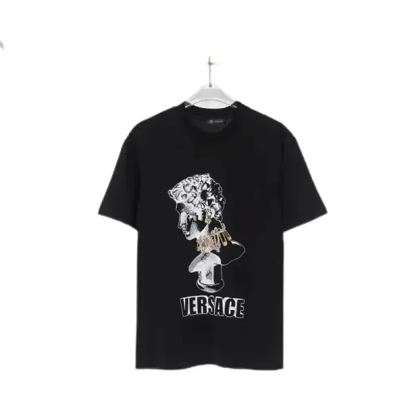 Versace Medusa Bust Black T-Shirt - 1