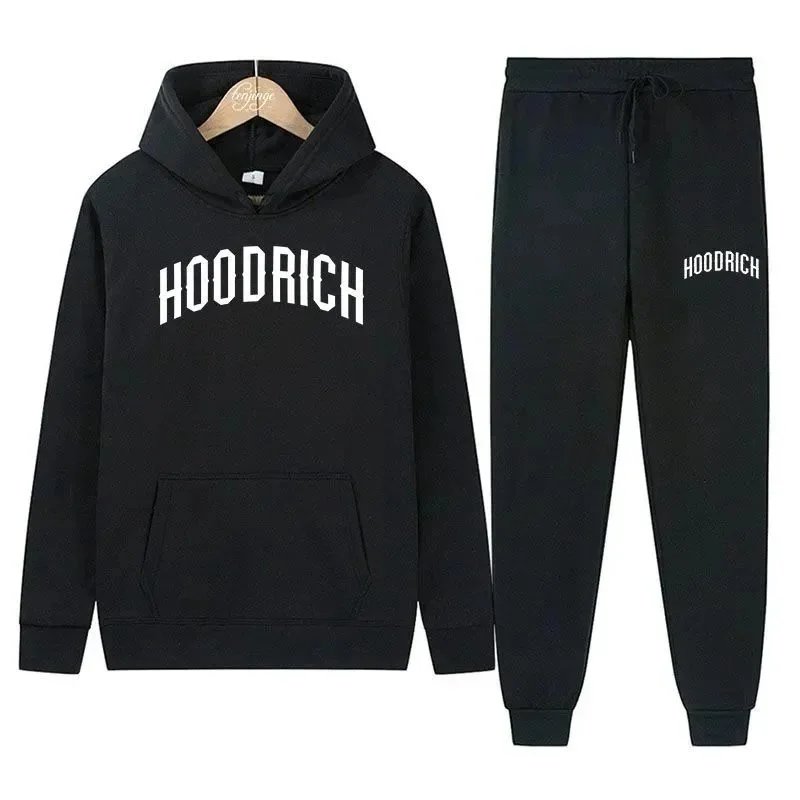 Hoodrich Black Hoodie and Swea