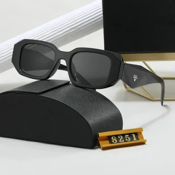 Prada Square Frame Leopard Temple Sunglasses - 3
