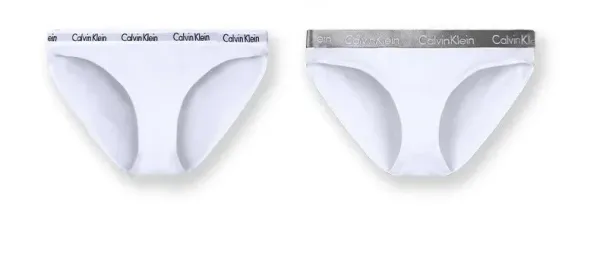 Calvin Klein Cotton Bikini Underwear 3-Pack Black White Gray - 18