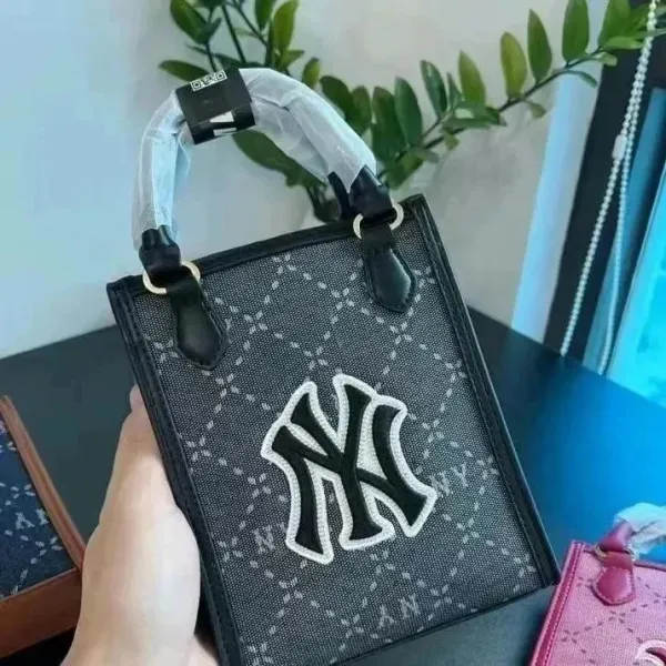 MLB New York Yankees Mini Tote Bag Black Handbags - 1