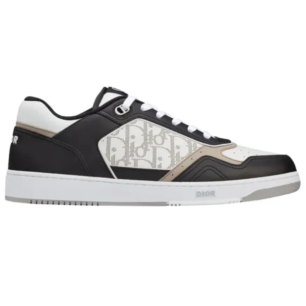 Dior B23 Low White and Gray Oblique Sneakers - 11