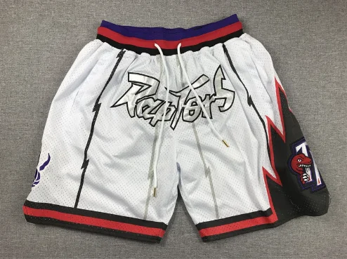 Raptors White Shorts