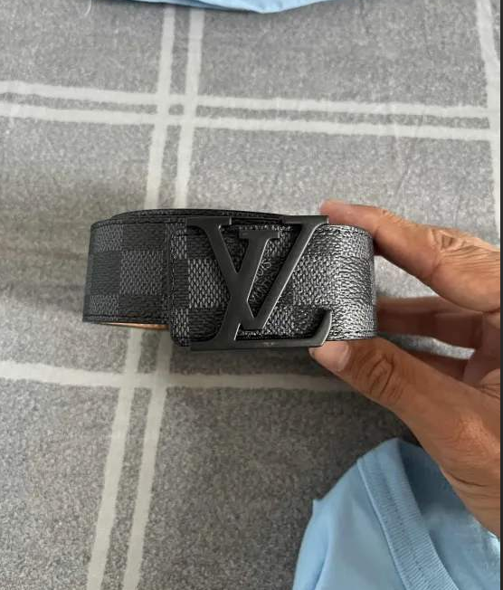 Louis Vuitton Grey Checkered B