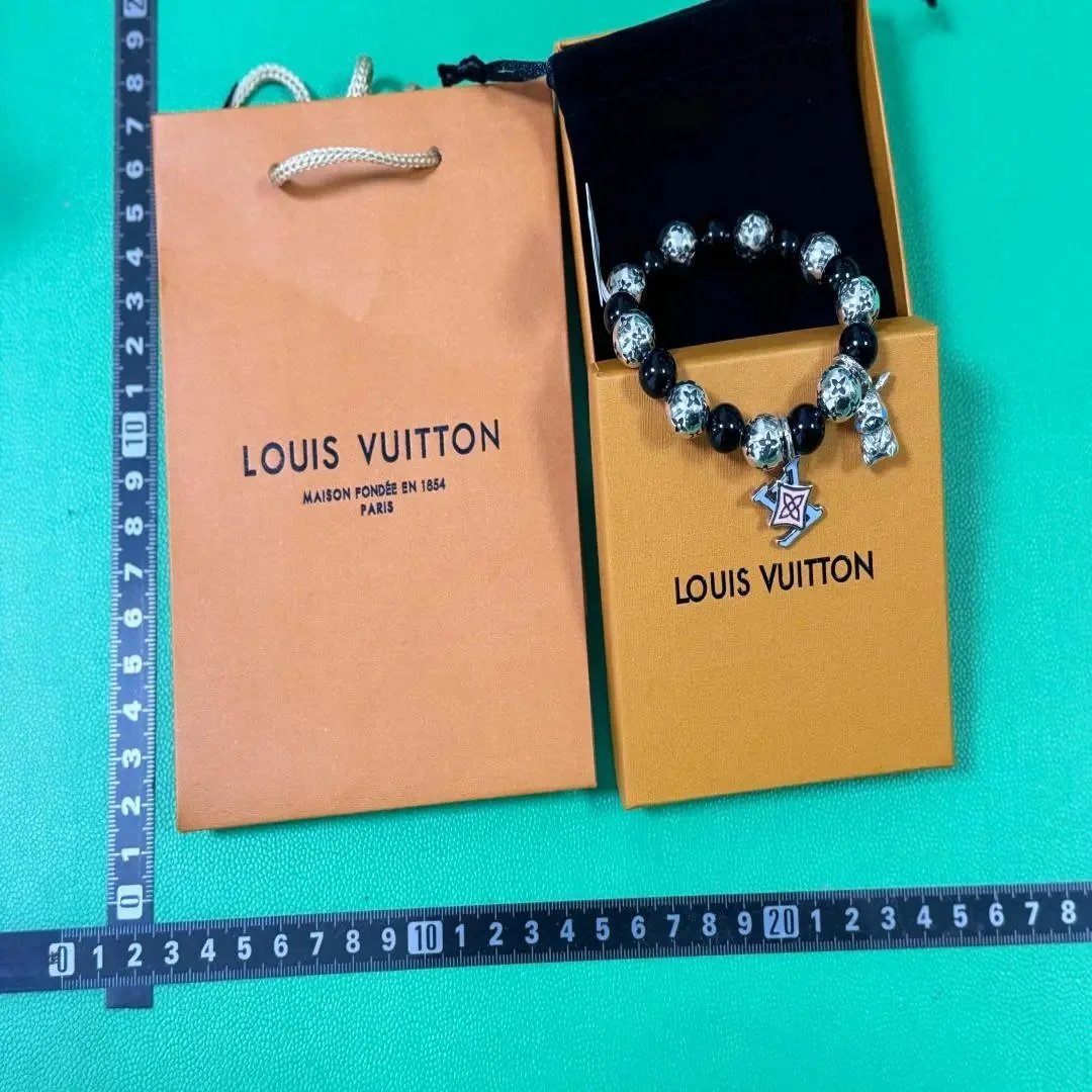 Louis Vuitton Black Bead Brace