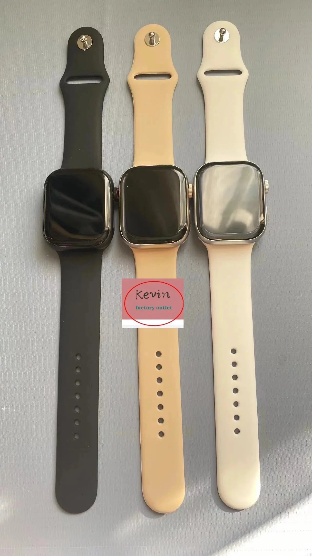 Apple Watch with Silicone Band