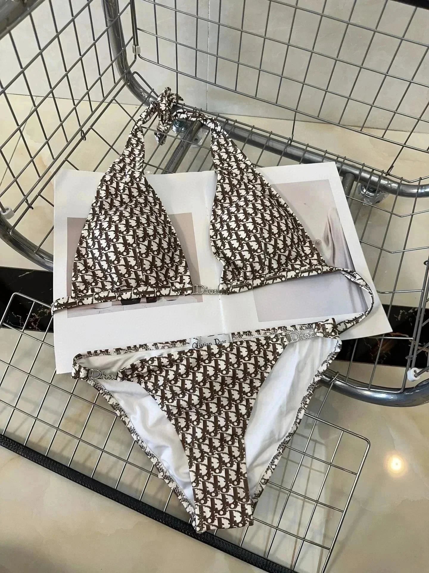 Dior Brown/White Mon