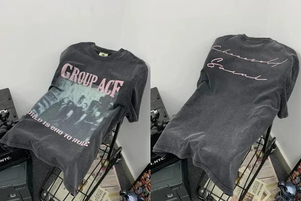 Design Group ACF x Cho to Rule Acid Wash Gray T-Shirt T-Shirts - 1