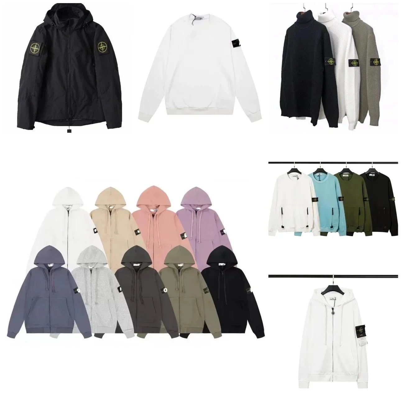 Stone Island Black Hooded Jack