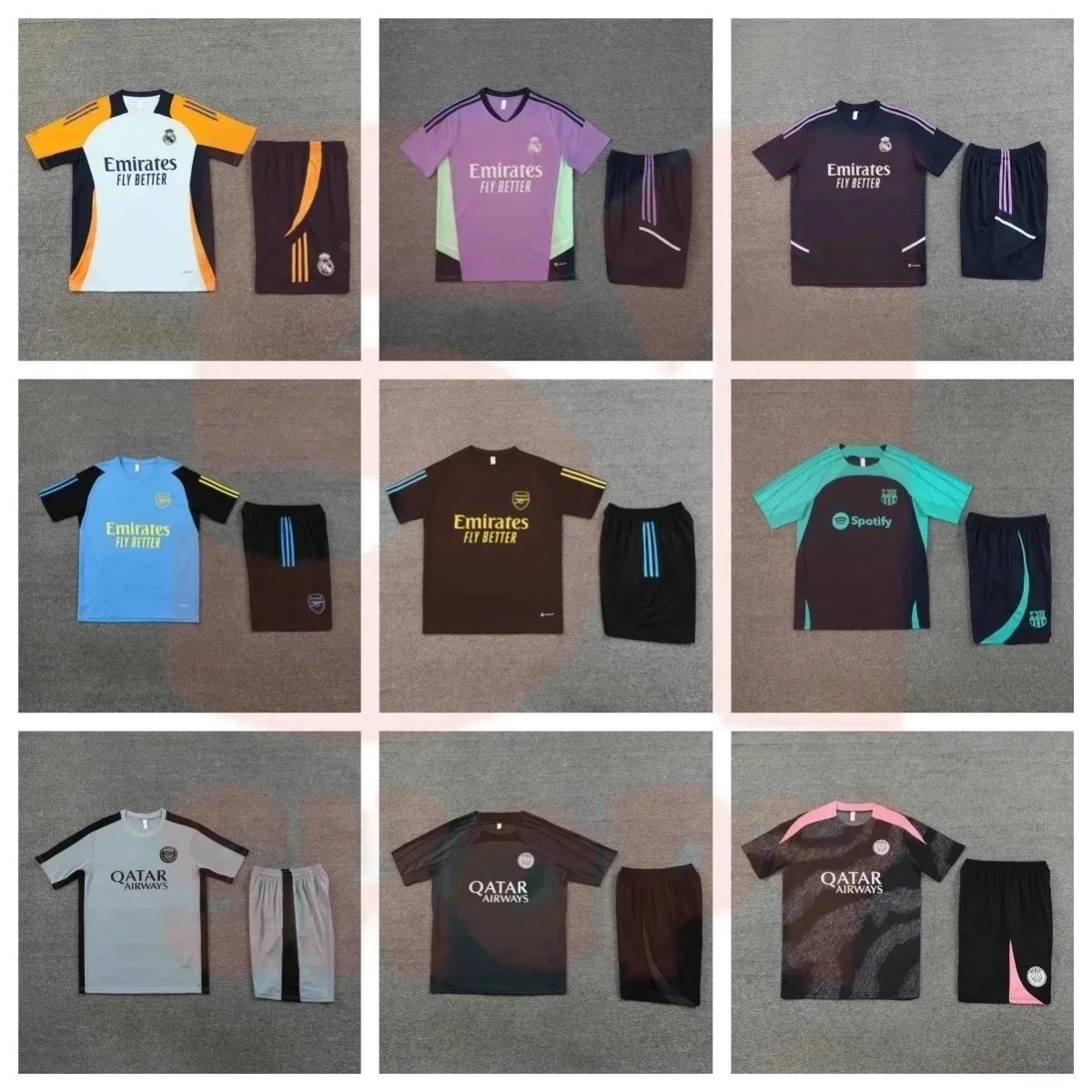 Real Madrid White Orange Short