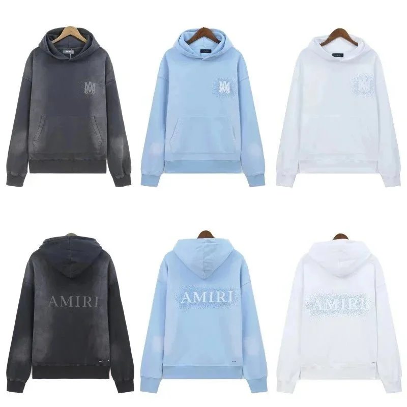 Amiri Hooded Sweatshirt in Gre