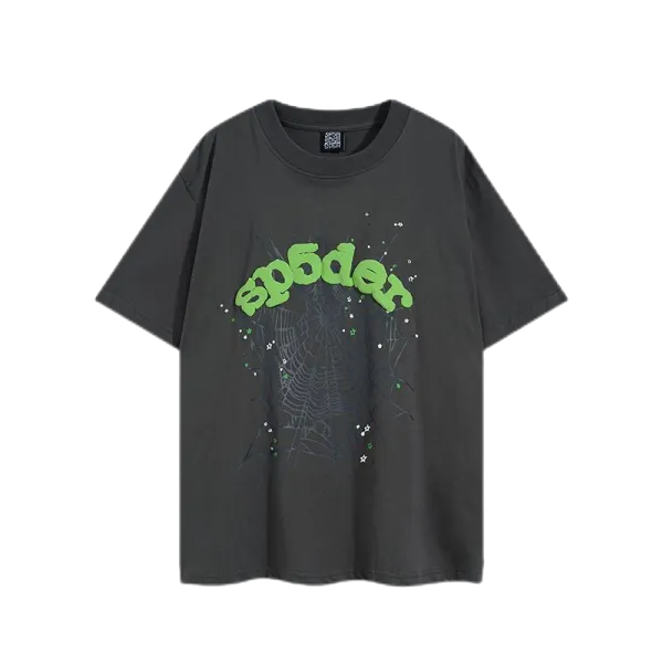 Design Spider Web Graphic Print White T-Shirt - 23
