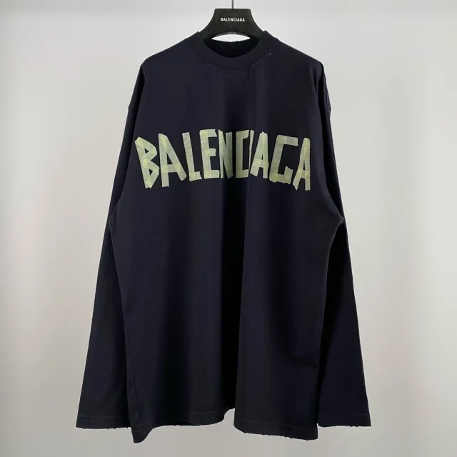 Balenciaga Black Long Sleeve T