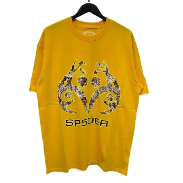 Design Spider Web Graphic Print White T-Shirt - 18