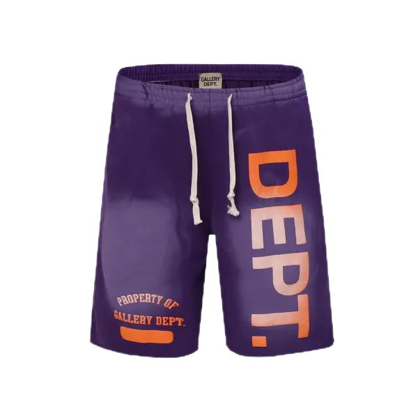 Gallery Dept Property Of Shorts Purple Orange - 1
