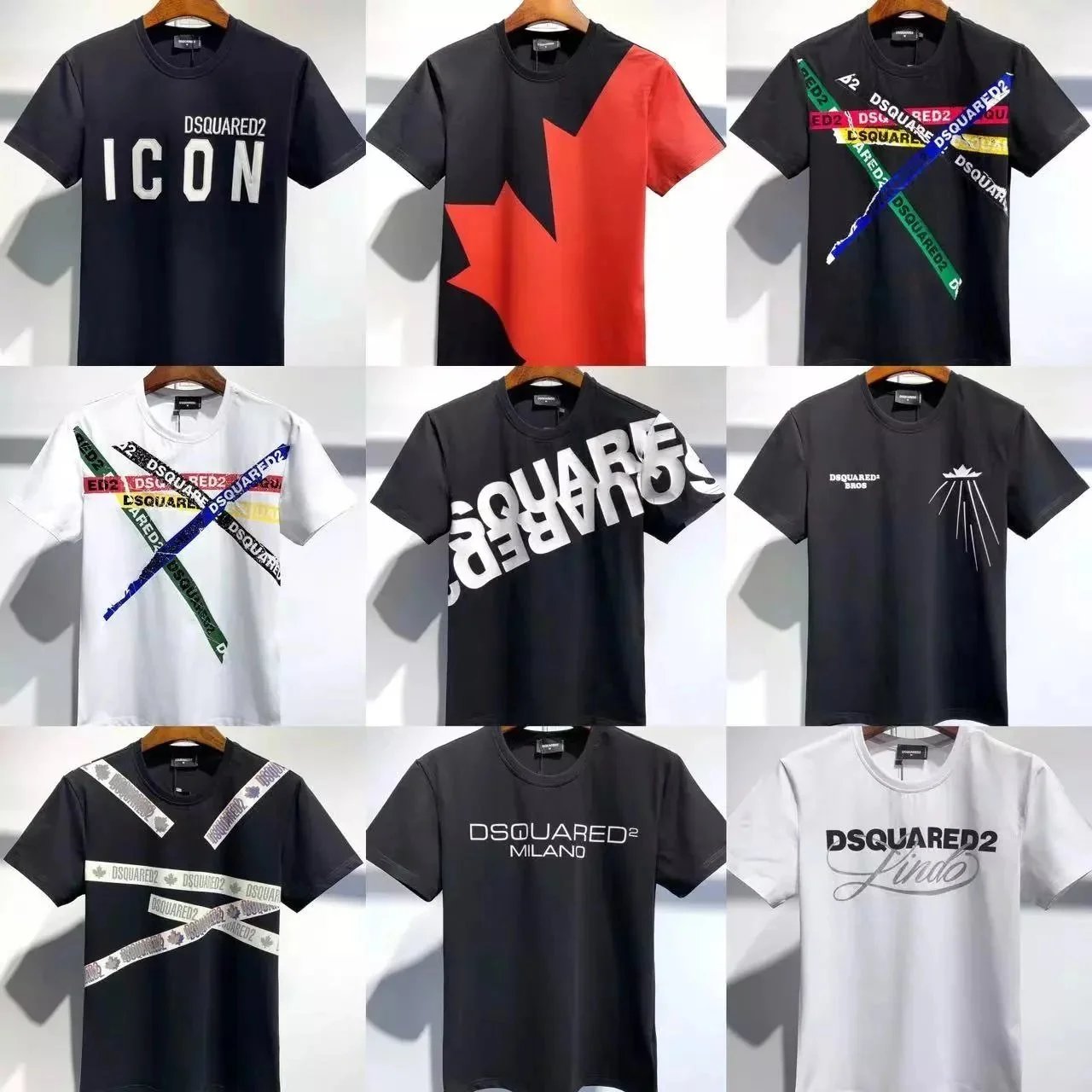 Dsquared2 Black Short Sleeve T