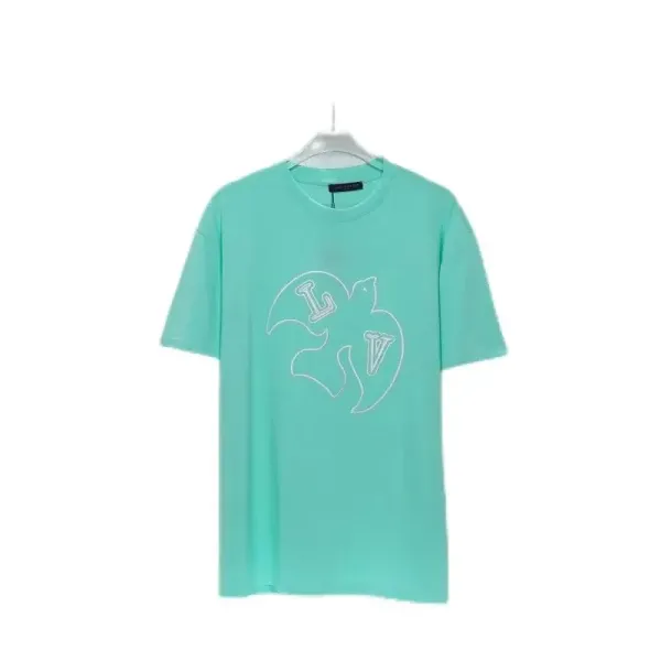 Louis Vuitton Dove Print T-Shirt Mint Green - 1