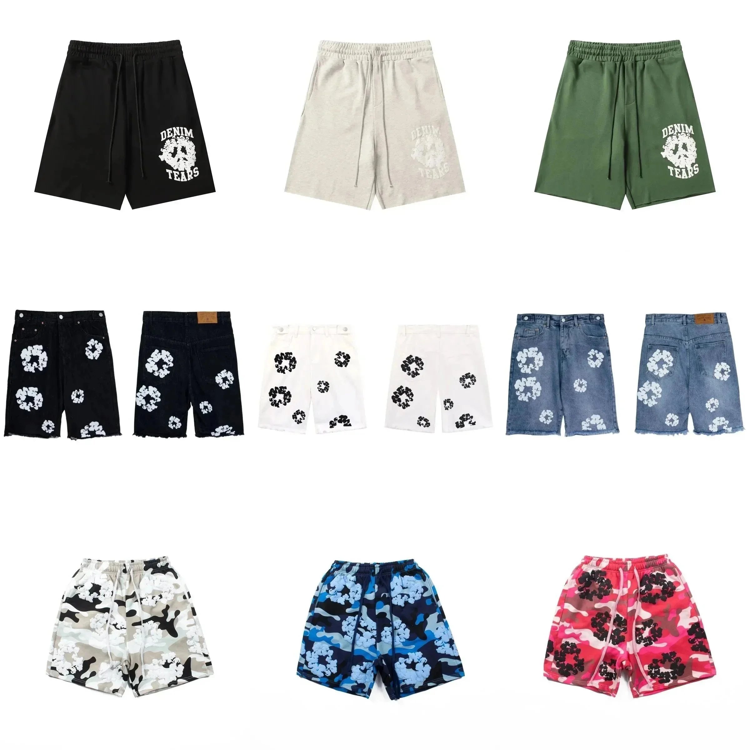 Denim Tears Floral Print Short