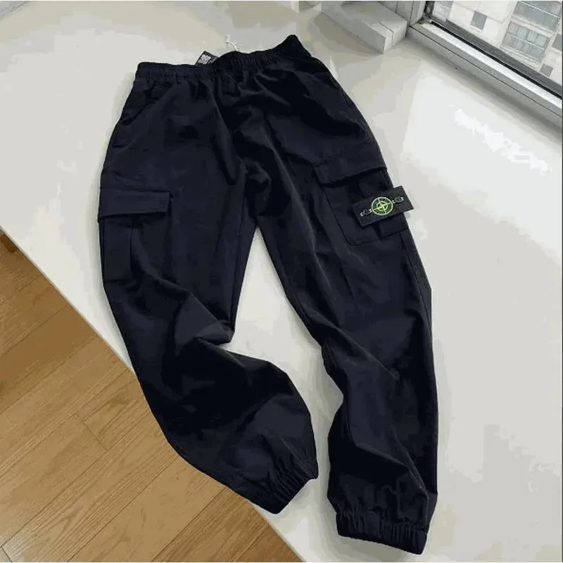 Stone Island Black Cargo Pants