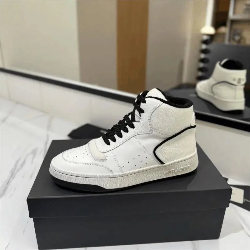 Saint Laurent White High Top S