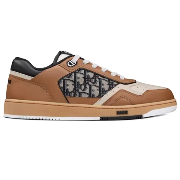 Dior B23 Low White and Gray Oblique Sneakers - 8