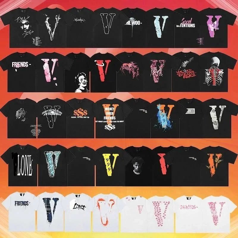 Vlone Black and White Graphic 