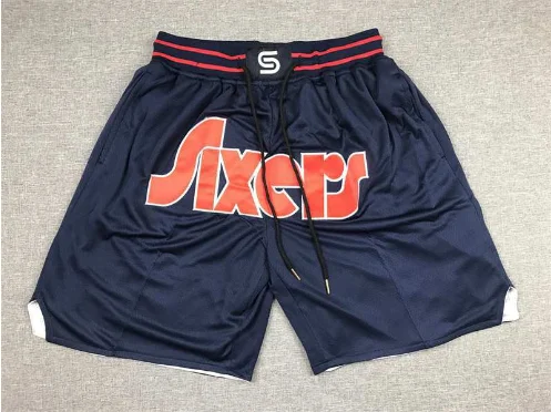 Sixers Navy Shorts