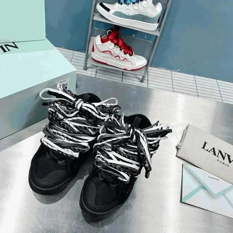 Lanvin Black High Top Sneakers