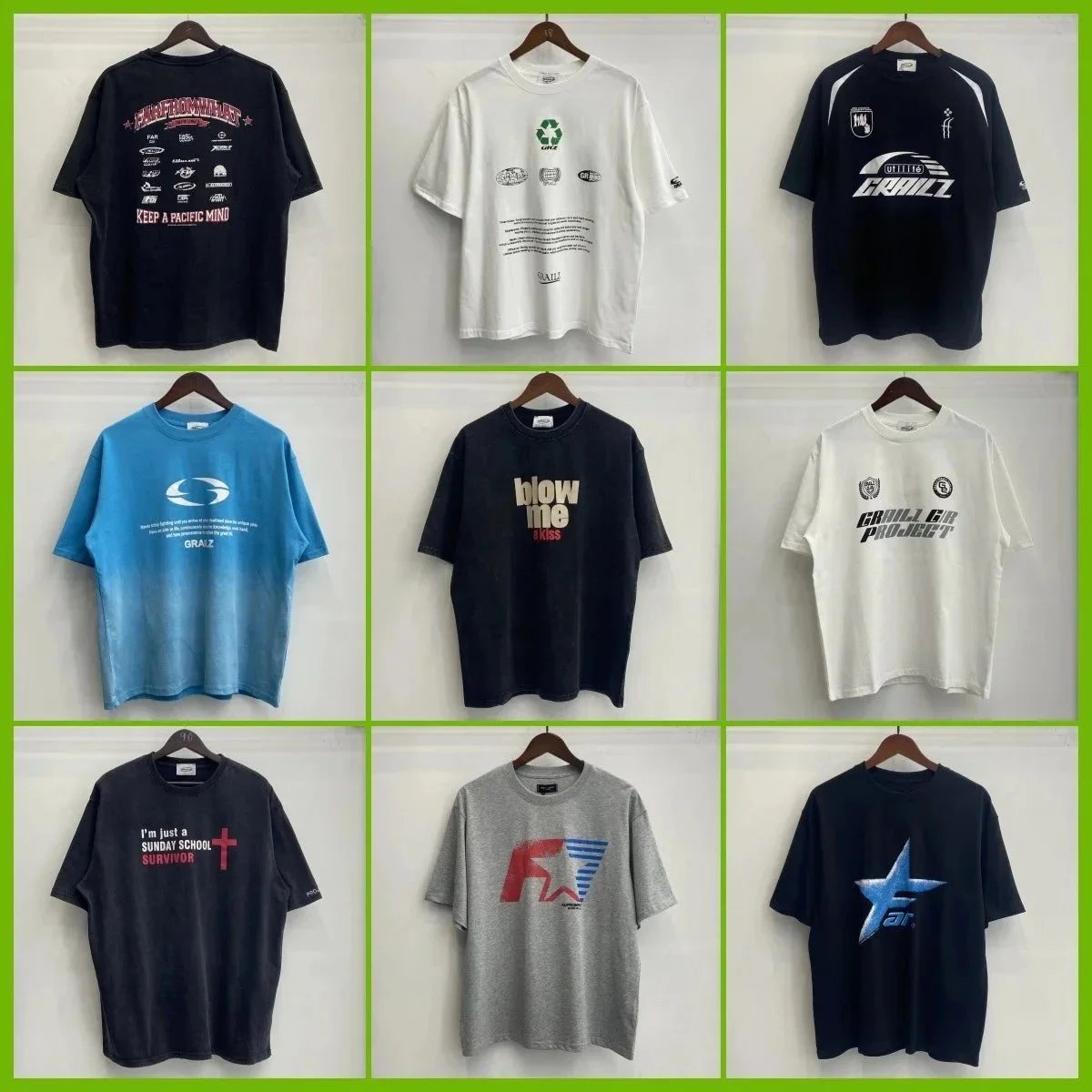 Various Graphic Print T-Shirts