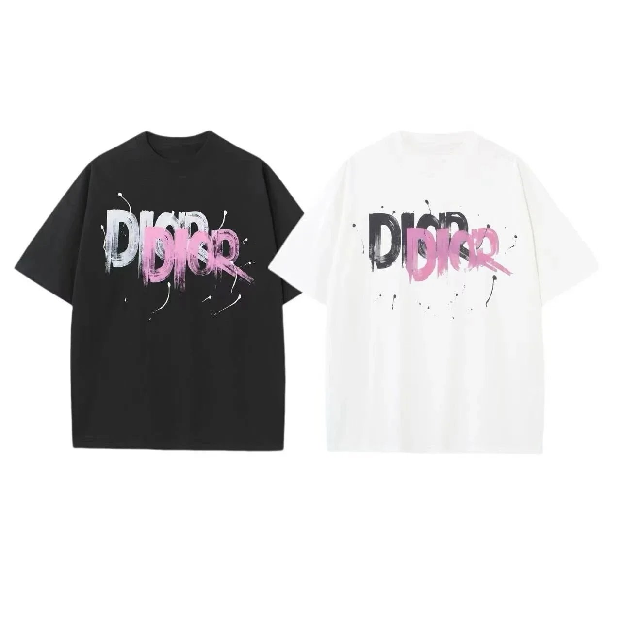 Dior Black and White Short Sle