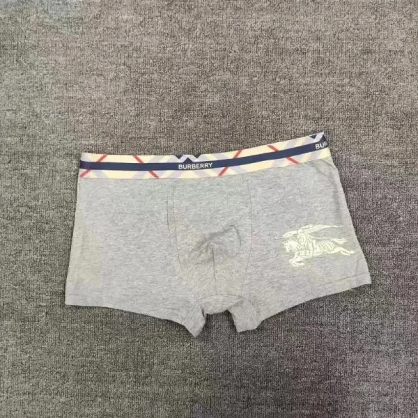Burberry Classic Check Waistband Boxer Brief Gray Underwear - 1