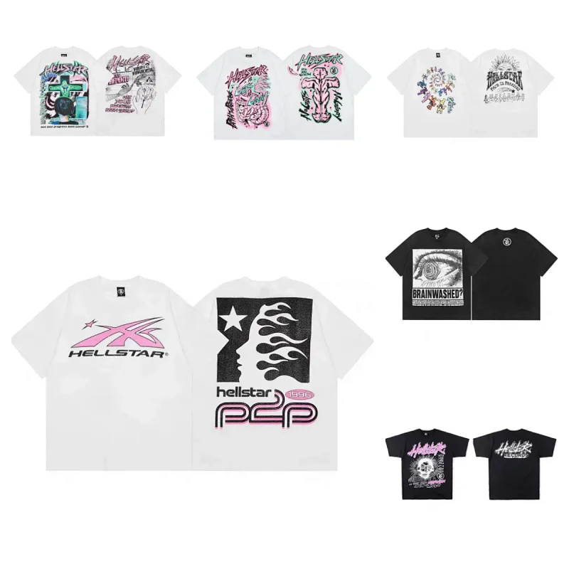 Hellstar White Graphic T-Shirt