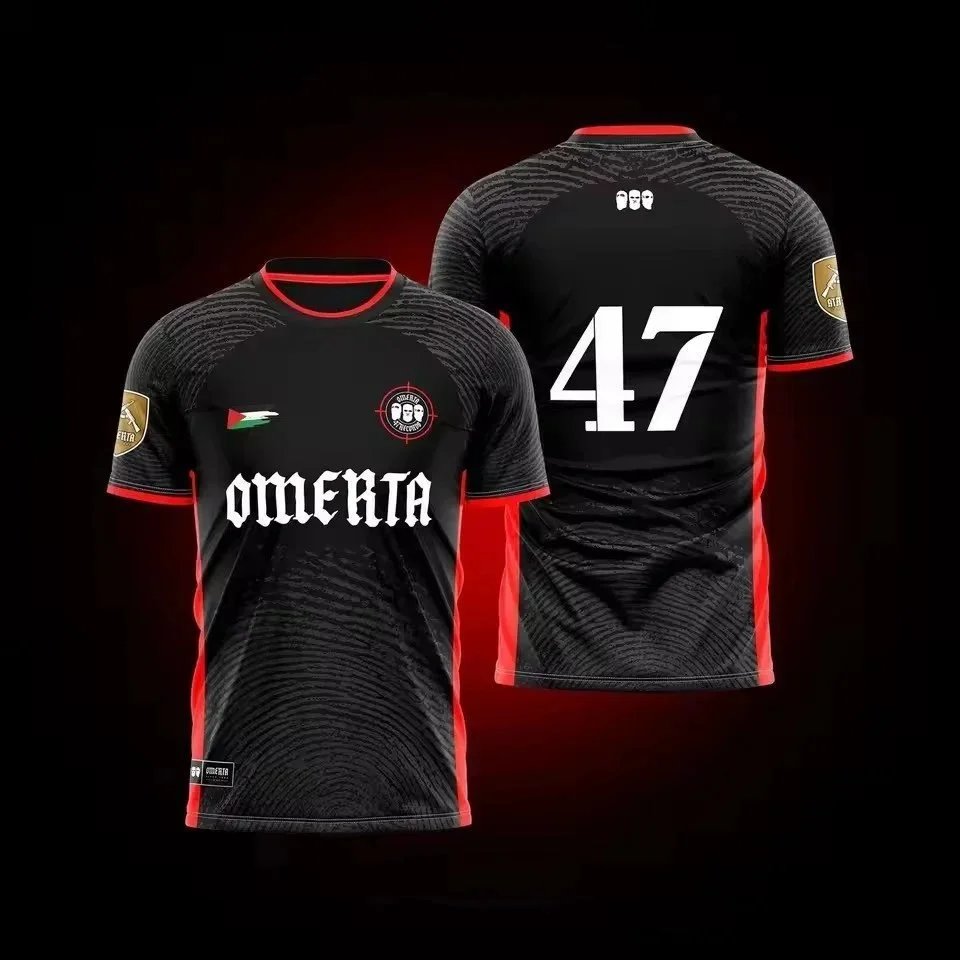 Omerita Black and Red Soccer J