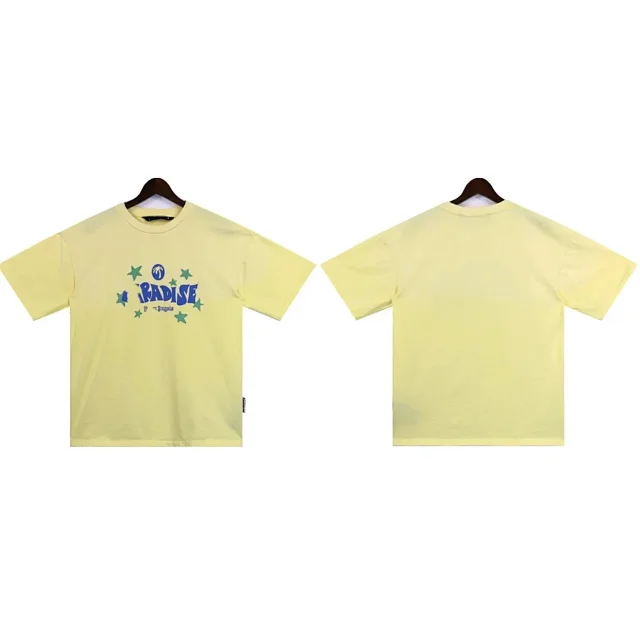 Palm Angels T-Shirts Paradise graphic short-sleeve T-shirt product detail image 5