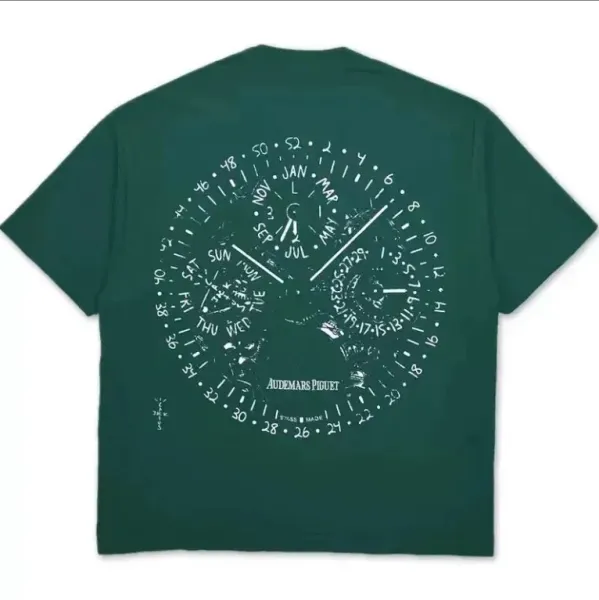 Audemars Piguet x Travis Scott Royal Oak Perpetual Calendar T-Shirt Green - 1