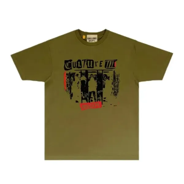 Gallery Dept Cosmic Suite Olive Green T-Shirt - 40