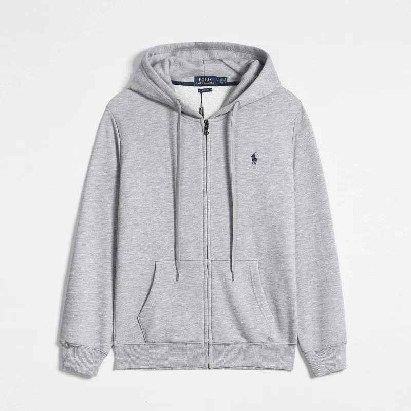 Zipper gray black label