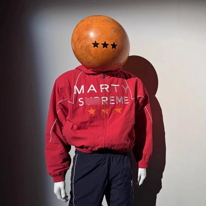 Unbranded Jackets Hooded zip-up jacket with MARTY graphic and three-star print image 3