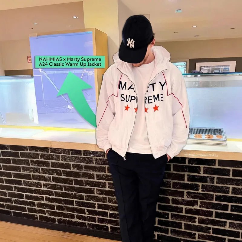 Unbranded Jackets Hooded zip-up jacket with MARTY graphic and three-star print image 4