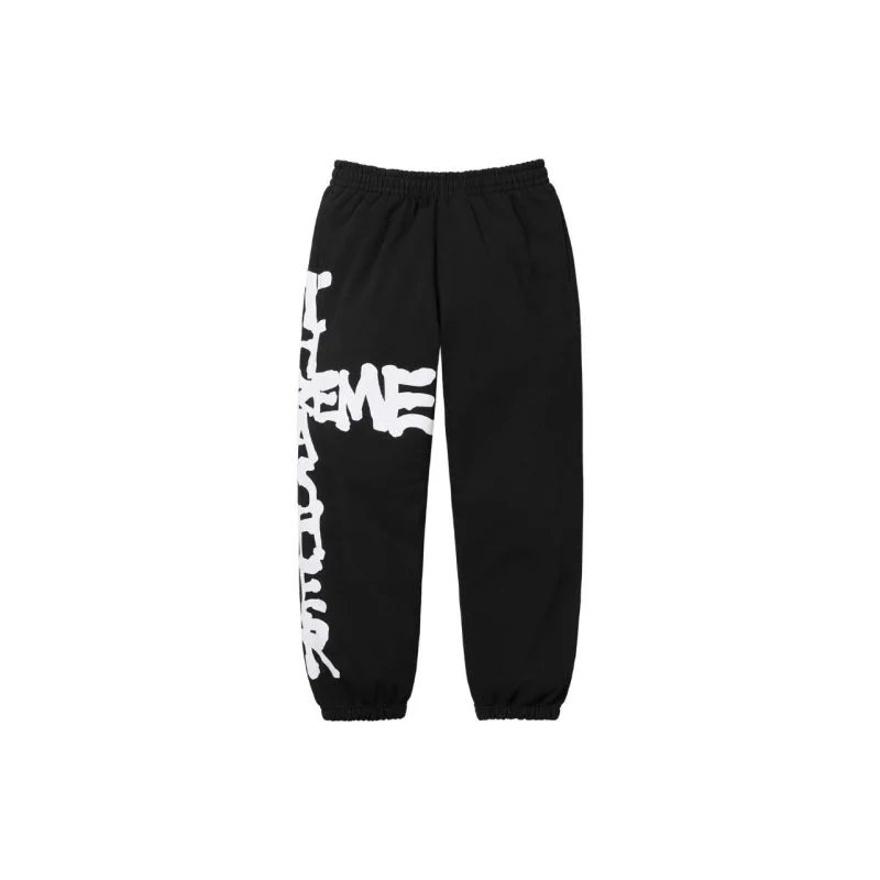 Supreme Trousers Logo-print jogger — A 317-Black
