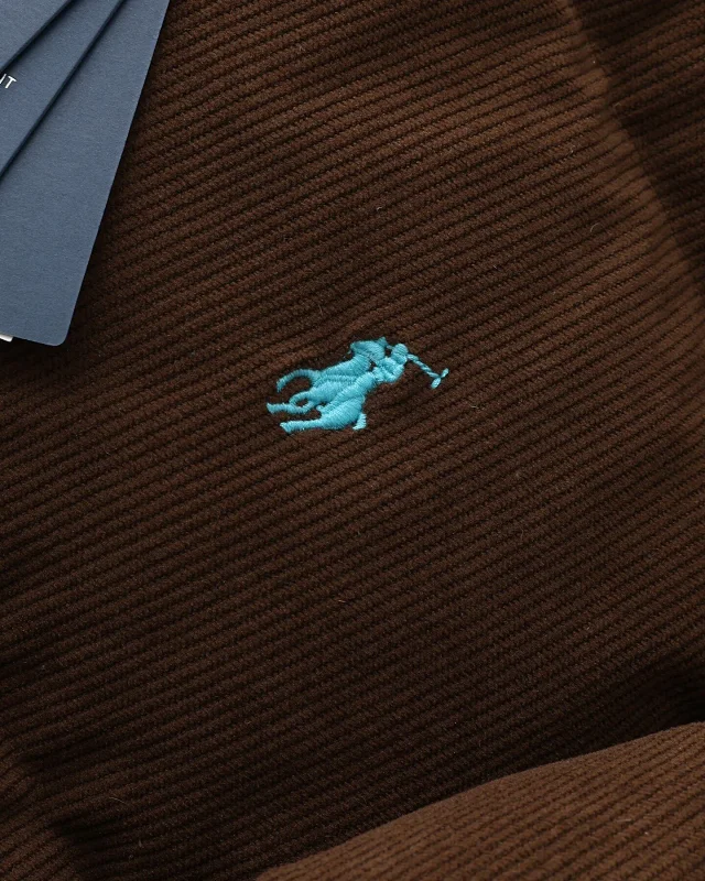 Polo Ralph Lauren Down Jackets Quilted stand-collar zip puffer jacket with embroidered pony logo product detail image 36