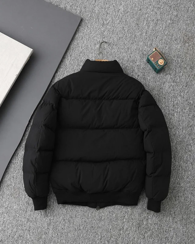 Polo Ralph Lauren Down Jackets Quilted stand-collar zip puffer jacket with embroidered pony logo product detail image 42