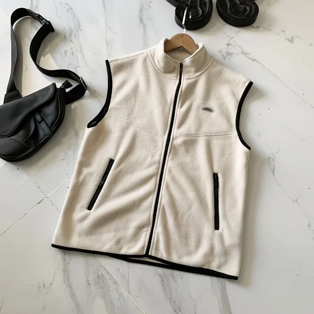 Unbranded Vests Zip-Up Fleece Stand-Collar Vest product detail image 7