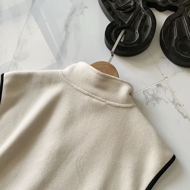 Unbranded Vests Zip-Up Fleece Stand-Collar Vest product detail image 15
