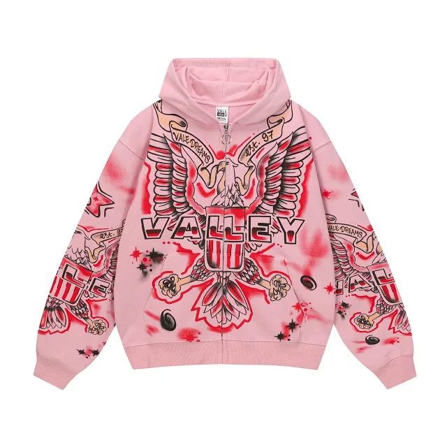 VALEY Hoodies & Sweatshirts Graphic zip-up product detail image 16