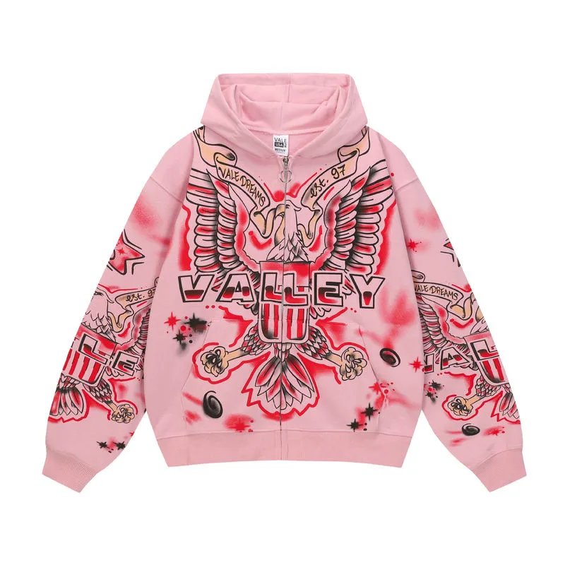 VALEY Hoodies & Sweatshirts Graphic zip-up image 5