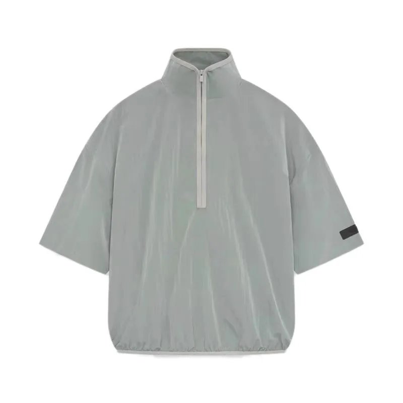 Unbranded Jackets Half-Zip High-Neck Nylon Pullover Jacket image 5